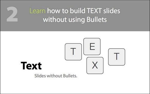 Text Without Bullet