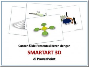 Presentasi Keren dengan SmartArt 3D di Powerpoint