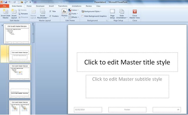 Cara Membuat Template Presentasi Powerpoint Dengan Slide Master Presentasi Net