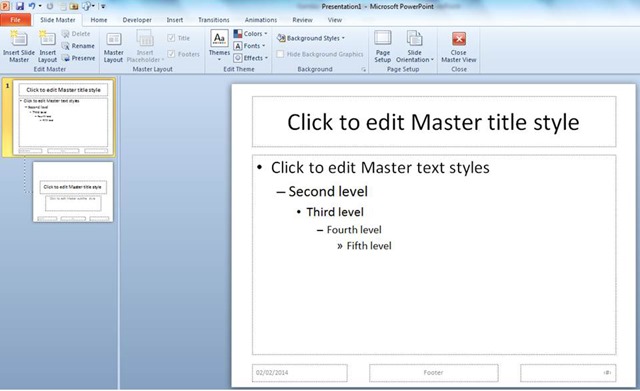 Cara Membuat Template Presentasi Powerpoint Dengan Slide Master Presentasi Net
